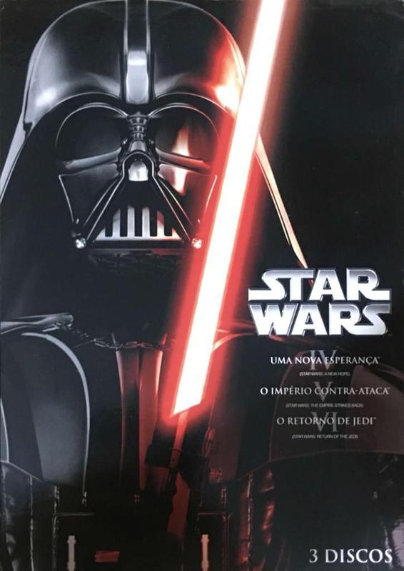 Box star wars trilogia episódios iv - v - vi - 03 dvds - Fox